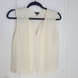 Classic ivory silk tank top - Talbots